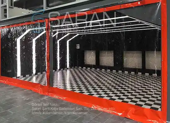 Oto Yıkama Alanı Endüstriyel Perde Uygulaması